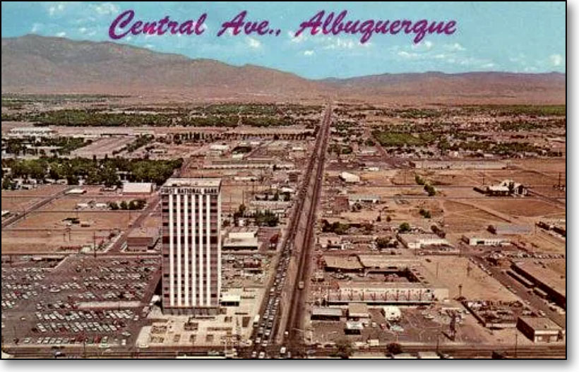 Image of Albuquerque circa 1960